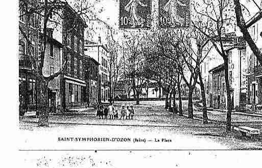 Ville de SAINTSYMPHORIEND\'OZON Carte postale ancienne