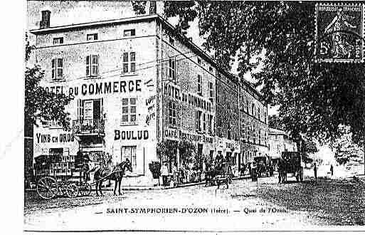 Ville de SAINTSYMPHORIEND\'OZON Carte postale ancienne