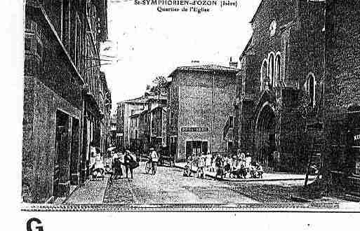 Ville de SAINTSYMPHORIEND\'OZON Carte postale ancienne