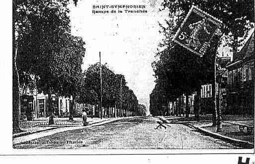 Ville de SAINTSYMPHORIEND\'OZON Carte postale ancienne