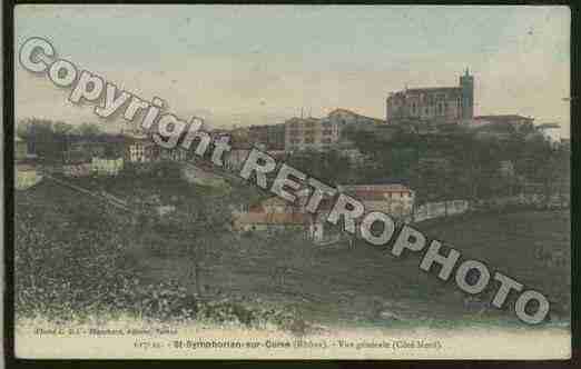 Ville de SAINTSYMPHORIENSURCOISE Carte postale ancienne