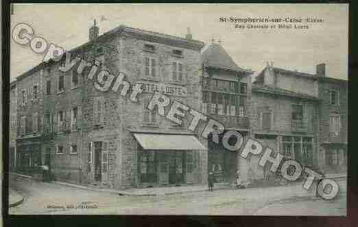 Ville de SAINTSYMPHORIENSURCOISE Carte postale ancienne