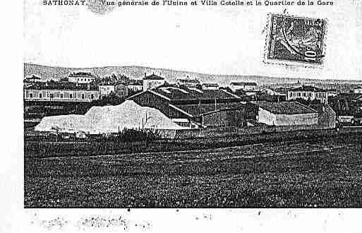 Ville de SATHONAYVILLAGE Carte postale ancienne