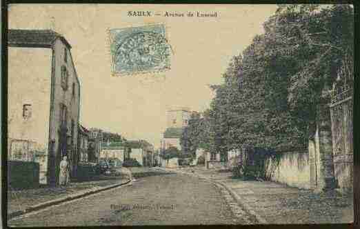 Ville de SAULX Carte postale ancienne