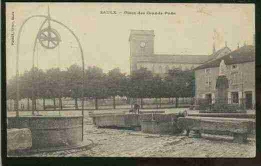 Ville de SAULX Carte postale ancienne