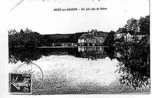 Ville de SCEYSURSAONE Carte postale ancienne