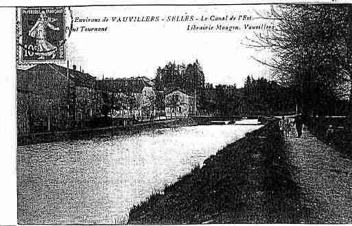 Ville de SELLES Carte postale ancienne