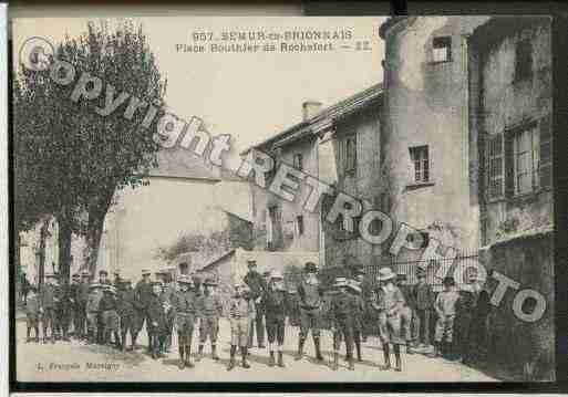 Ville de SEMURENBRIONNAIS Carte postale ancienne