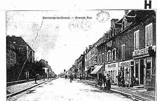 Ville de SENNECEYLEGRAND Carte postale ancienne