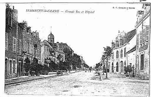 Ville de SENNECEYLEGRAND Carte postale ancienne