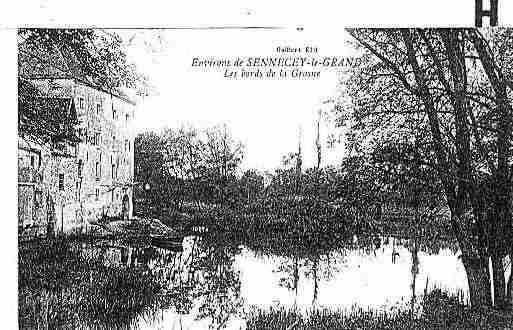 Ville de SENNECEYLEGRAND Carte postale ancienne