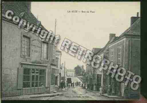 Ville de SUZESURSARTHE(LA) Carte postale ancienne