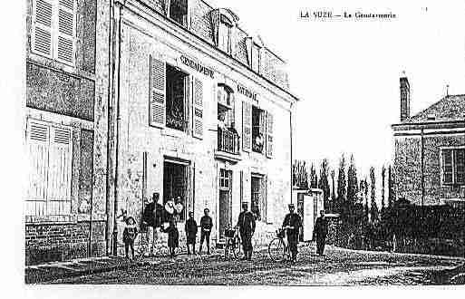 Ville de SUZESURSARTHE(LA) Carte postale ancienne