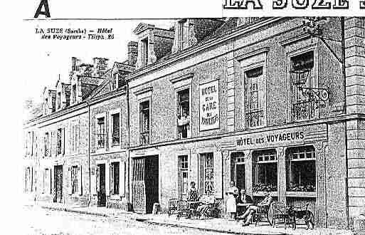 Ville de SUZESURSARTHE(LA) Carte postale ancienne