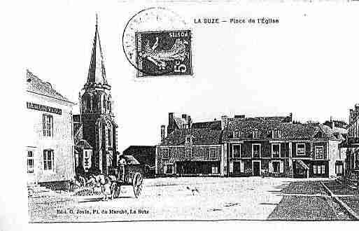 Ville de SUZESURSARTHE(LA) Carte postale ancienne