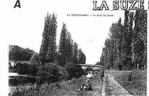 Ville de SUZESURSARTHE(LA) Carte postale ancienne