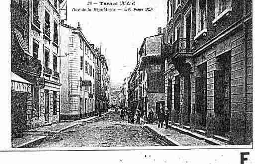 Ville de TARARE Carte postale ancienne