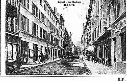 Ville de TARARE Carte postale ancienne