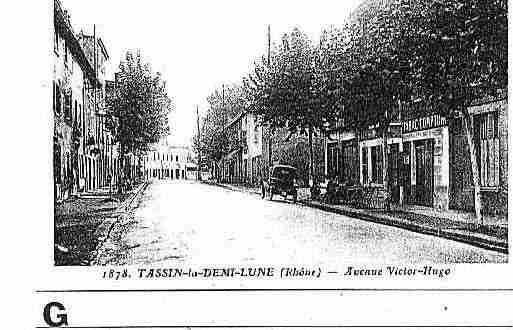 Ville de TASSINLADEMILUNE Carte postale ancienne