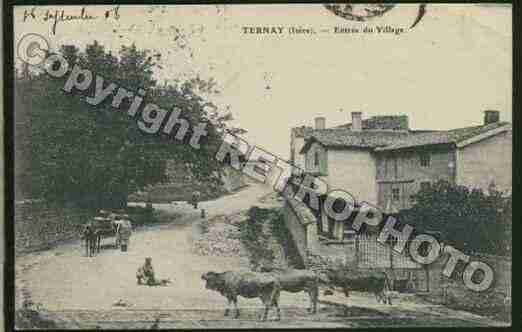 Ville de TERNAY Carte postale ancienne