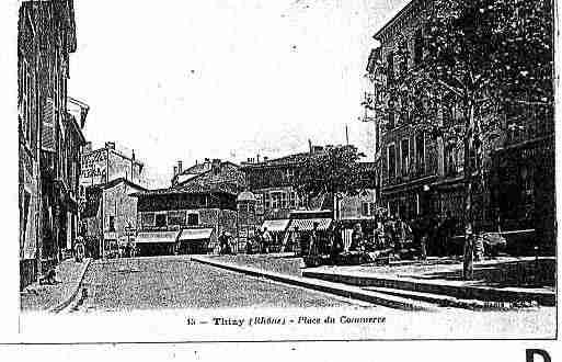 Ville de THIZY Carte postale ancienne