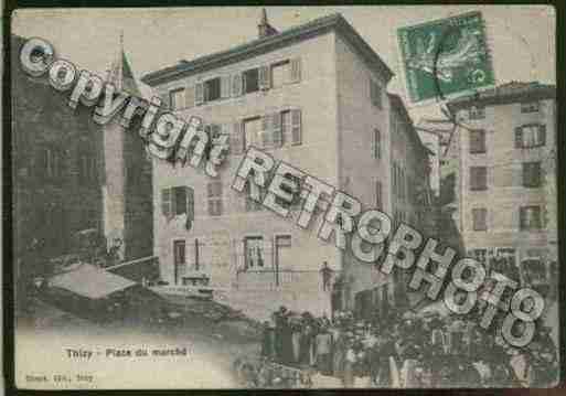 Ville de THIZY Carte postale ancienne