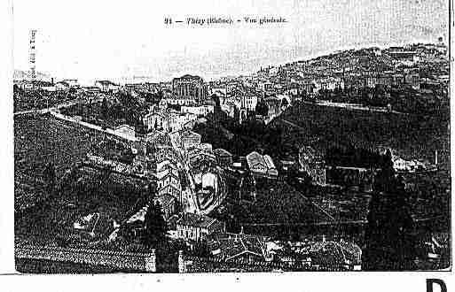 Ville de THIZY Carte postale ancienne