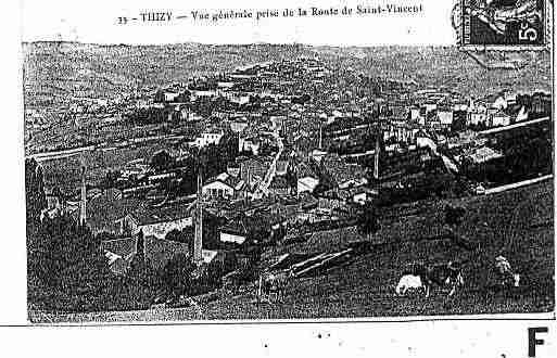 Ville de THIZY Carte postale ancienne