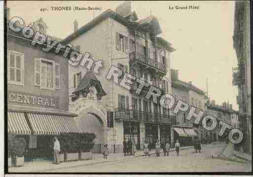 Ville de THONES Carte postale ancienne