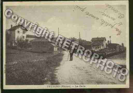 Ville de THURINS Carte postale ancienne