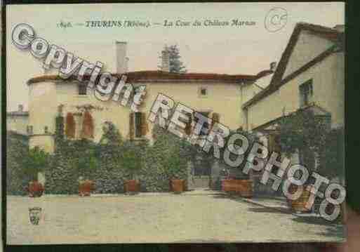 Ville de THURINS Carte postale ancienne