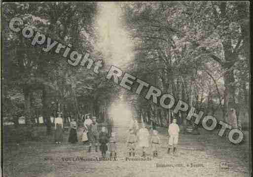 Ville de TOULONSURARROUX Carte postale ancienne