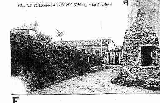 Ville de TOURDESALVAGNY(LA) Carte postale ancienne