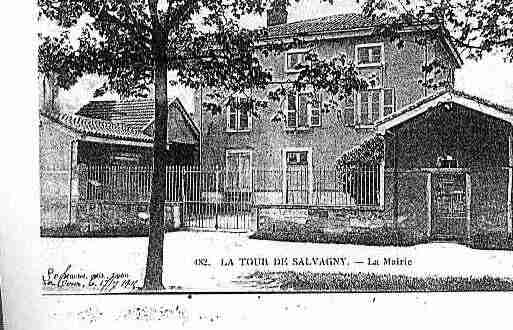 Ville de TOURDESALVAGNY(LA) Carte postale ancienne