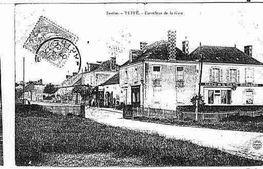 Ville de TUFFE Carte postale ancienne