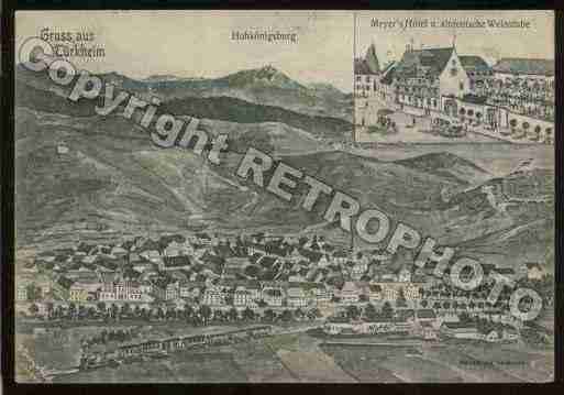 Ville de TURCKHEIM Carte postale ancienne