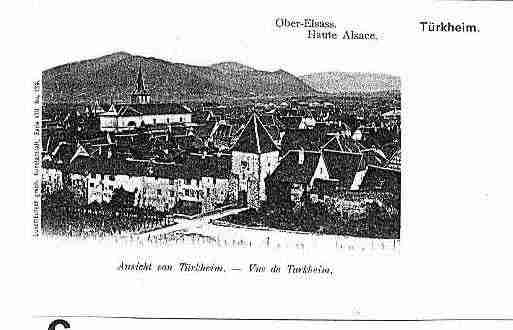 Ville de TURCKHEIM Carte postale ancienne