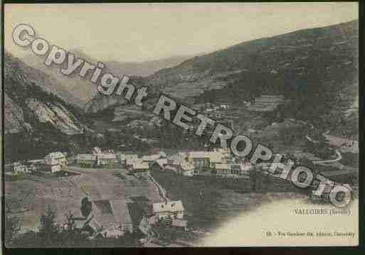 Ville de VALLOIRE Carte postale ancienne