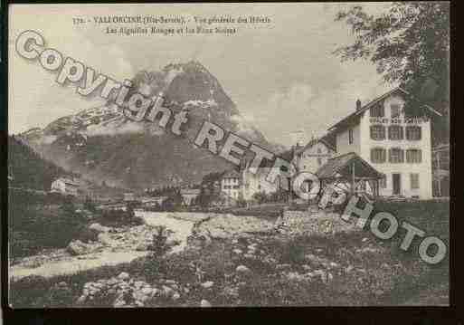 Ville de VALLORCINE Carte postale ancienne