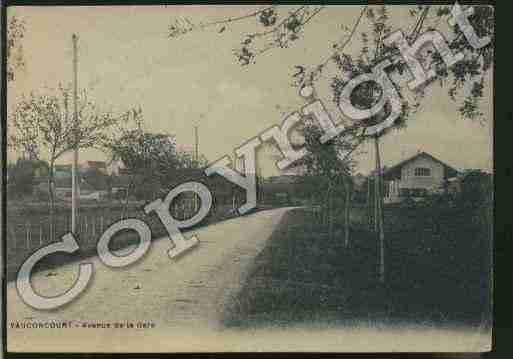 Ville de VAUCONCOURTNERVEZAIN Carte postale ancienne