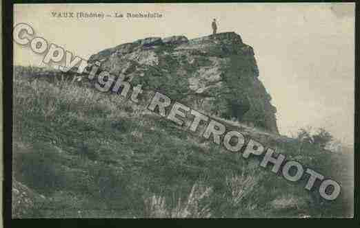 Ville de VAUXENBEAUJOLAIS Carte postale ancienne