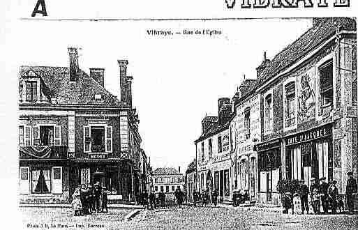 Ville de VIBRAYE Carte postale ancienne