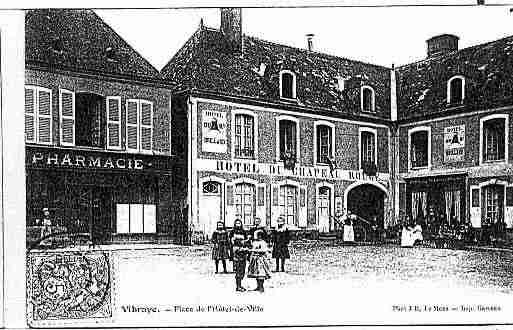 Ville de VIBRAYE Carte postale ancienne