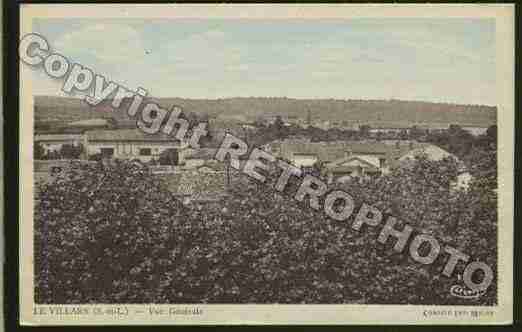 Ville de VILLARS(LE) Carte postale ancienne