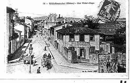 Ville de VILLEFRANCHESURSAONE Carte postale ancienne