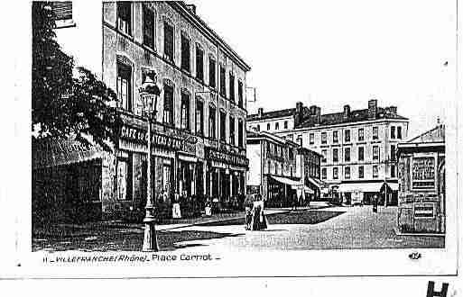 Ville de VILLEFRANCHESURSAONE Carte postale ancienne