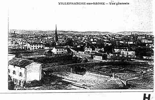 Ville de VILLEFRANCHESURSAONE Carte postale ancienne