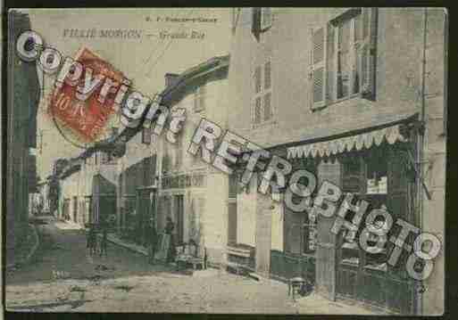 Ville de VILLIEMORGON Carte postale ancienne