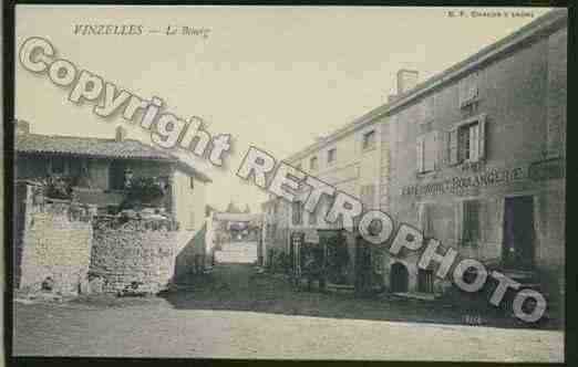 Ville de VINZELLES Carte postale ancienne