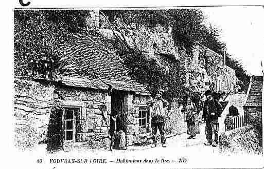 Ville de VOUVRAYSURLOIR Carte postale ancienne